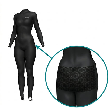 Mirage ADULT SUPERSTRENGTH BODYLINER BLACK XS