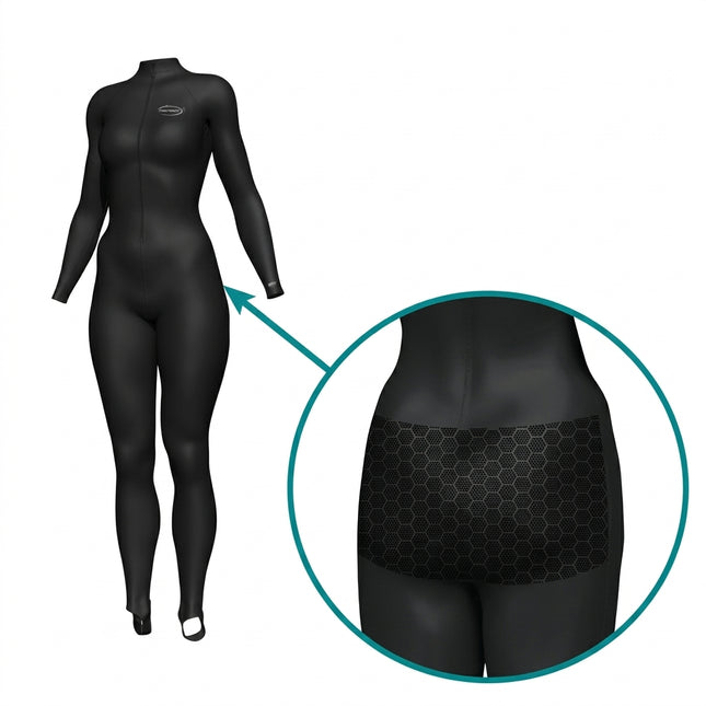 Mirage ADULT SUPERSTRENGTH BODYLINER BLACK XS