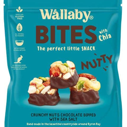 WALLABY NUTTY BITES WITH CHIA SEA SALT G/F 130G
