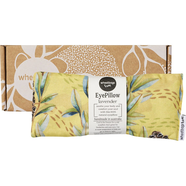 WHEATBAGS LOVE Eyepillow Banksia Pod Lavender Scented | Personal Wipe