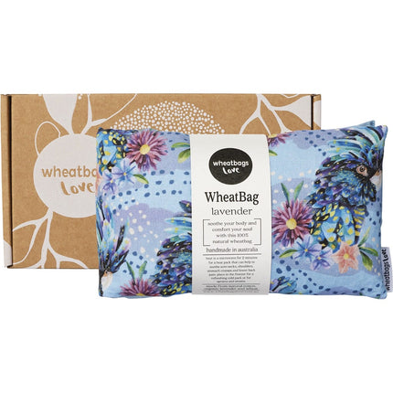 WHEATBAGS LOVE - WHEATBAG BLUE COCKATOO LAVENDER SCENTED