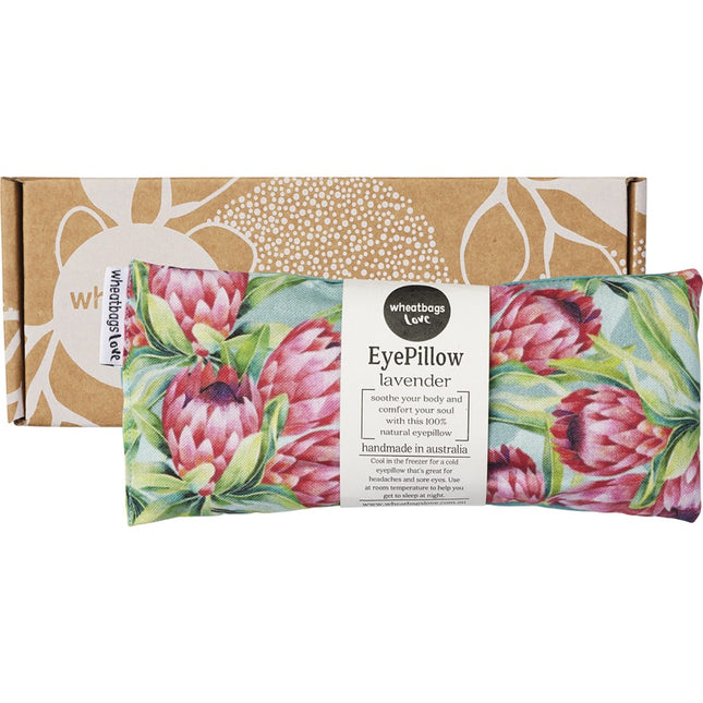 WHEATBAGS LOVE Eyepillow Protea Lavender Scented | Personal Wipe