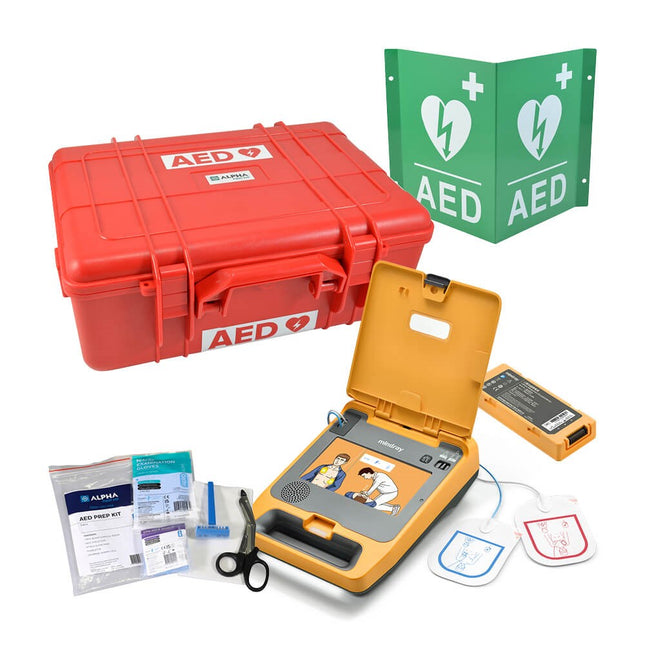 MINDRAY BENEHEART C1A WATERPROOF HARDCASE AED BUNDLE