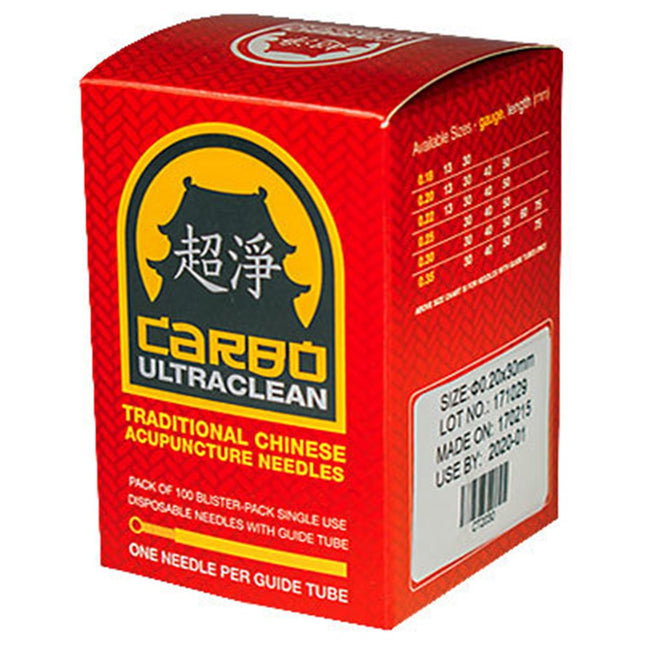 CARBO ACUPUNCTURE NEEDLE WITH GUIDE TUBE (100)