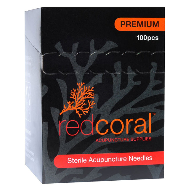 RED CORAL PREMIUM ACUPUNCTURE NEEDLE (100)