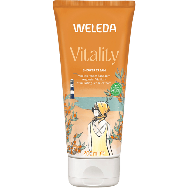 Weleda Vitality Shower Cream Sea Buckthorn 200ml