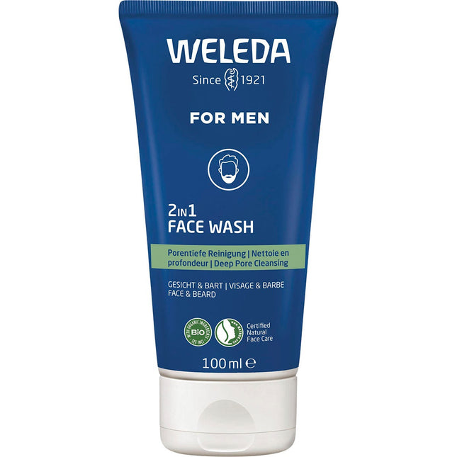 Weleda - 2 in 1 Face Wash Men