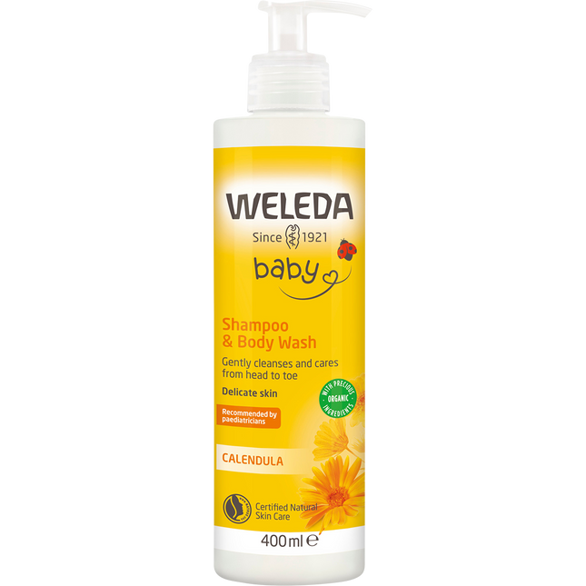Weleda Calendula Baby Shampoo & Body Wash 400ml