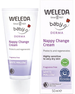 WELEDA Baby Nappy Change Cream White Mallow Fragrance Free 50ml | Bath & Body