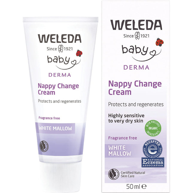 Weleda - Baby Nappy Change Cream White Mallow Fragrance Free - 50ml
