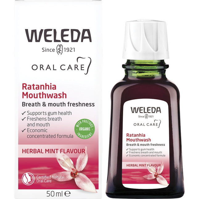 Weleda - Mouthwash Ratanhia Herbal Mint Flavour - 50ml
