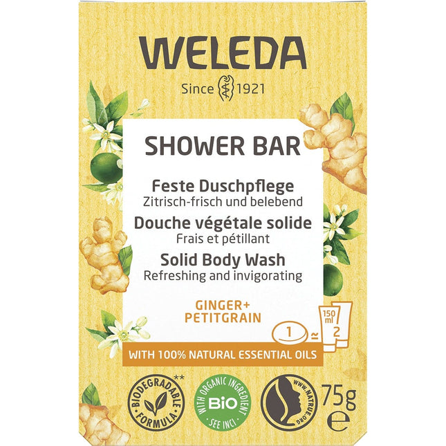 Weleda - Shower Bar Ginger & Petitgrain