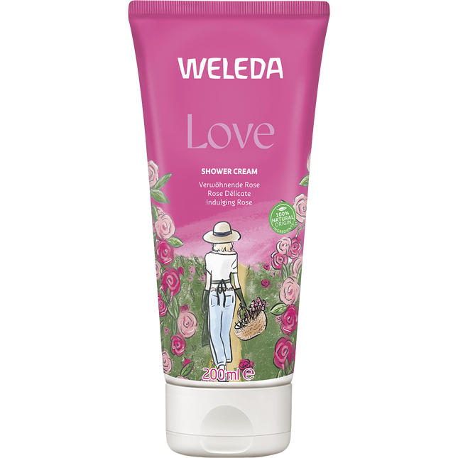 Weleda Love Shower Cream Rose 200ml