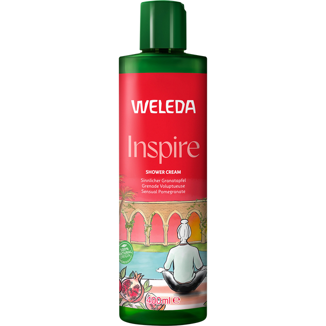Weleda Inspire Shower Cream Pomegranate 400ml