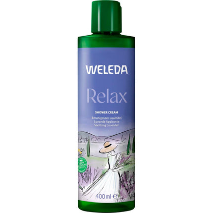WELEDA Relax Shower Cream Lavender 400ml | Sleep & Relaxation Supplement