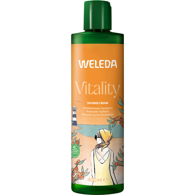 Weleda Vitality Shower Cream Sea Buckthorn 400ml