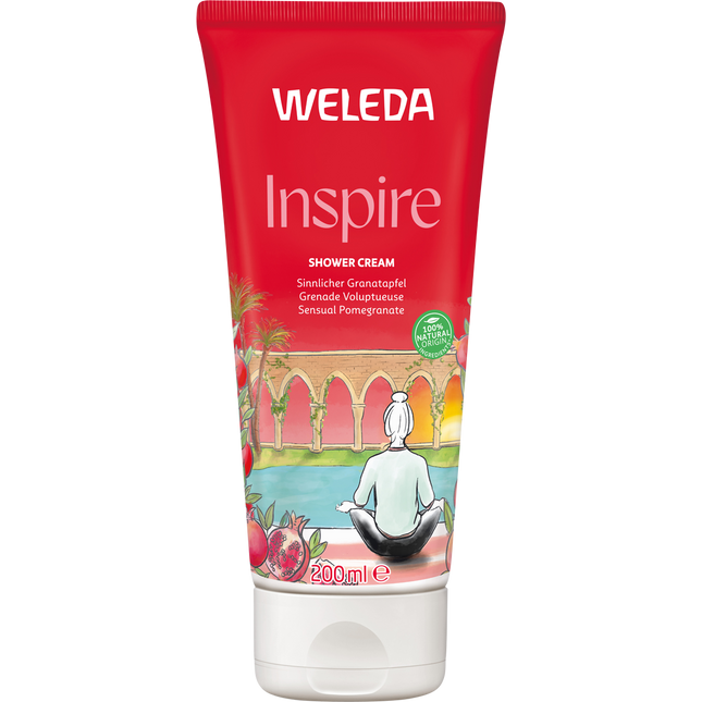 Weleda Inspire Pomegranate Shower Cream 200ml