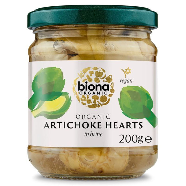 BIONA ARTICHOKE HEARTS IN BRINE (ORGANIC) ~ 200G