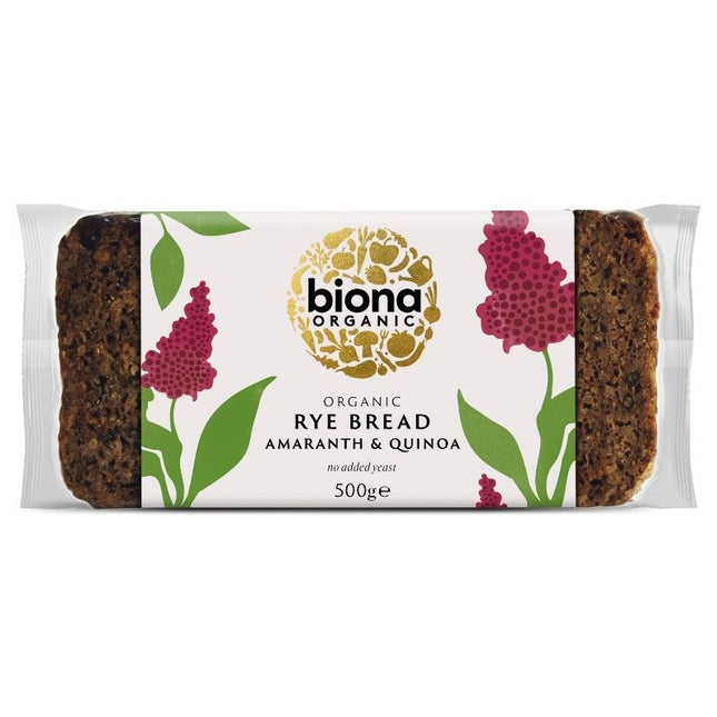 BIONA RYE BREAD AMARANTH & QUINOA (ORGANIC) ~ 500G