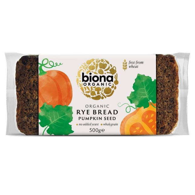 BIONA RYE BREAD PUMPKIN SEED (ORGANIC) ~ 500G