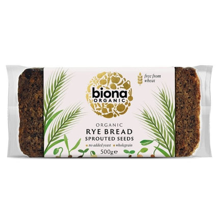 BIONA RYE BREAD SPROUTED SEEDS (ORGANIC) ~ 500G