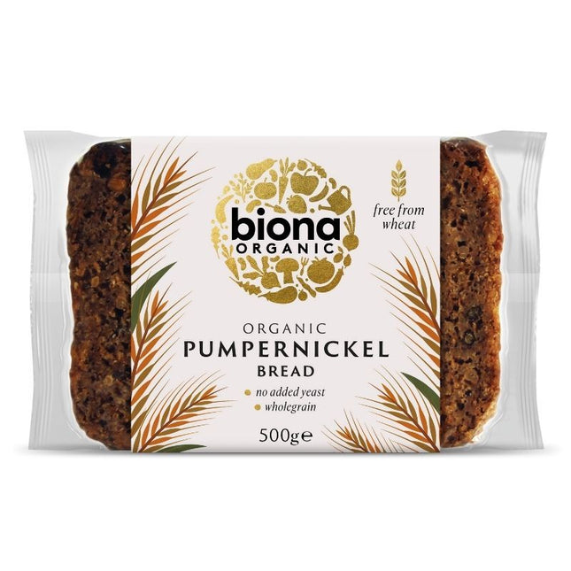 BIONA PUMPERNICKEL BREAD (ORGANIC) ~ 500G