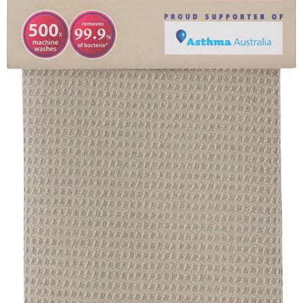 WHITE MAGIC ECO CLOTH TEA TOWEL PEBBLE SINGLE