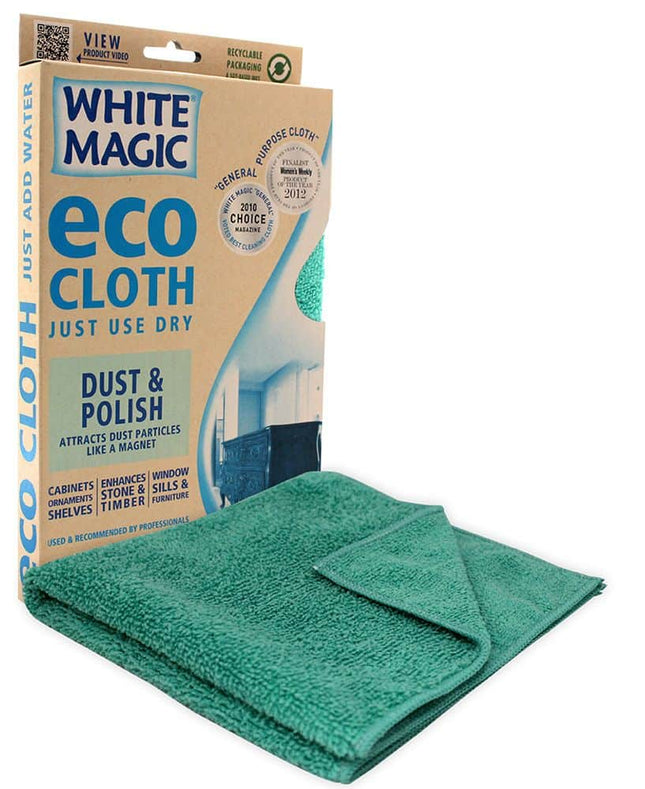 WHITE MAGIC ECO CLOTH DUST & POLISH – RETAIL