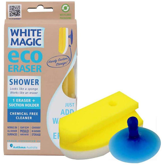 WHITE MAGIC ECO ERASER SHOWER ERASER SPONGE