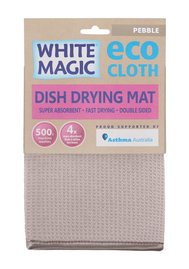 WHITE MAGIC ECO CLOTH DRYING MAT PEBBLE 1PK