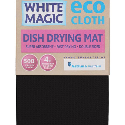 WHITE MAGIC ECO CLOTH DISH DRYING MAT MIDNIGHT