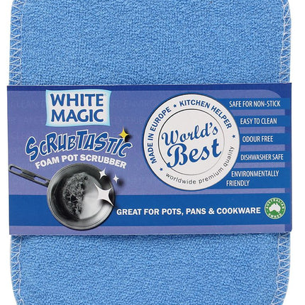 WHITE MAGIC SCRUBTASTIC FOAM POT SCRUBBER