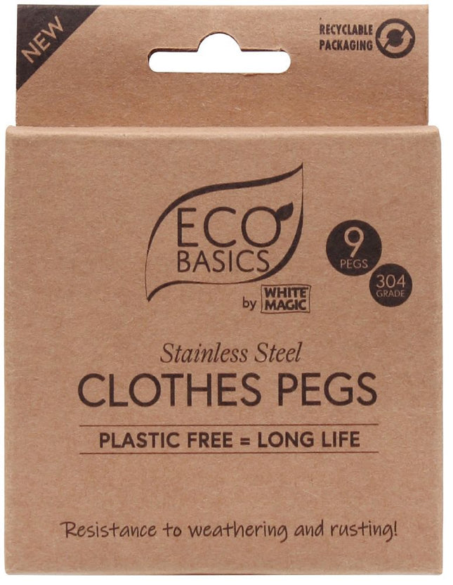 ECO BASICS CLOTHES PEGS 9PACK