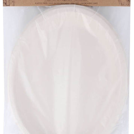 ECO BASICS BIODEGRADABLE SUGARCANE PLATE 32CM – 10PCS