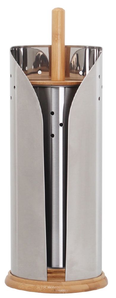 ECO BASICS TOILET SET & ROLL HOLDER – STAINLESS STEEL