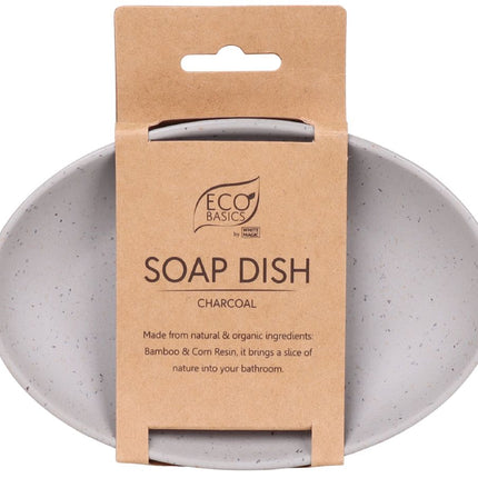 ECO BASICS SOAP DISH CHARCOAL