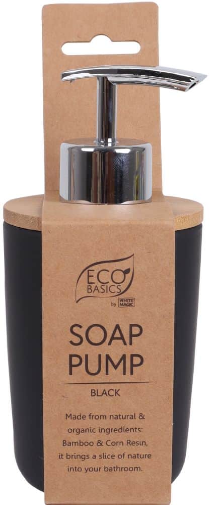 White magic â€“ eco basics soap pump black 1pk