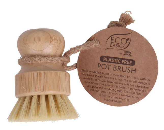 ECO BASICS PLASTIC FREE POT BRUSH