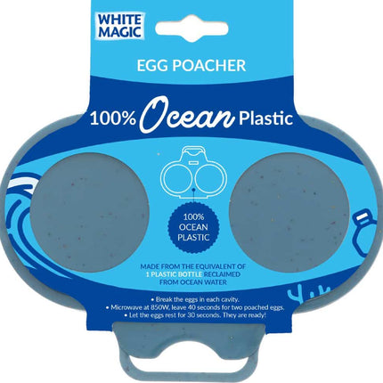 WHITE MAGIC MICROWAVE EGG POACHER