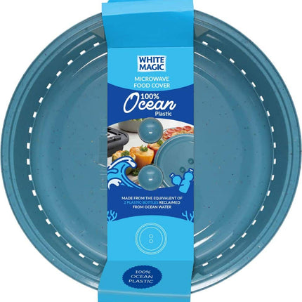 WHITE MAGIC OCEAN MICROWAVE FOOD COVER
