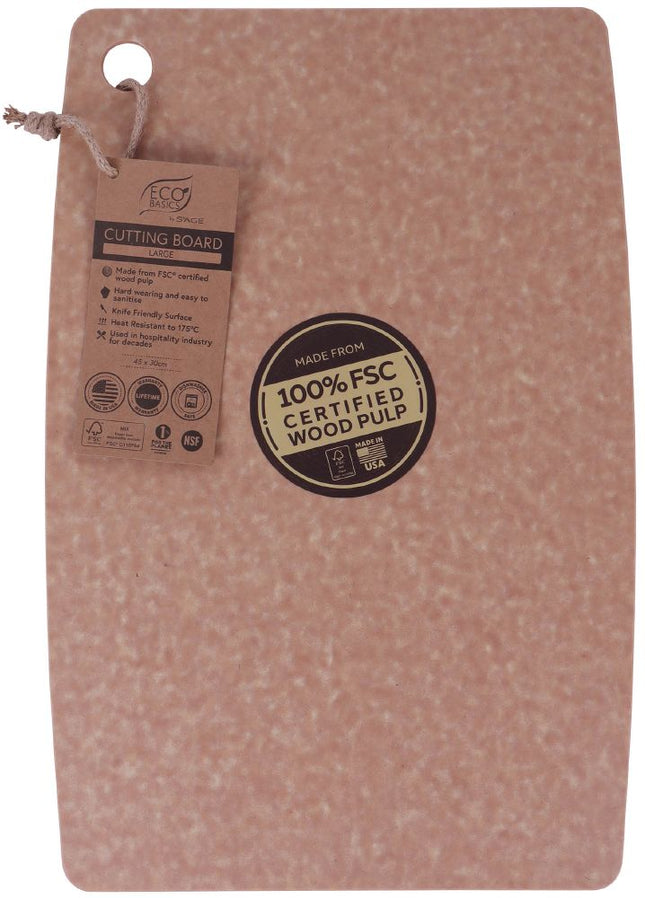 WHITE MAGIC â€“ ECO BASICS CUTTING BOARD LARGE SAGE