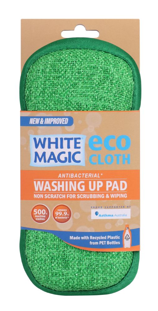 WHITE MAGIC ECO CLOTH WASHING UP PAD FOREST