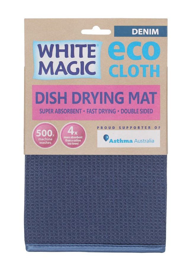 White magic â€“ eco basics drying mat denim 1pk