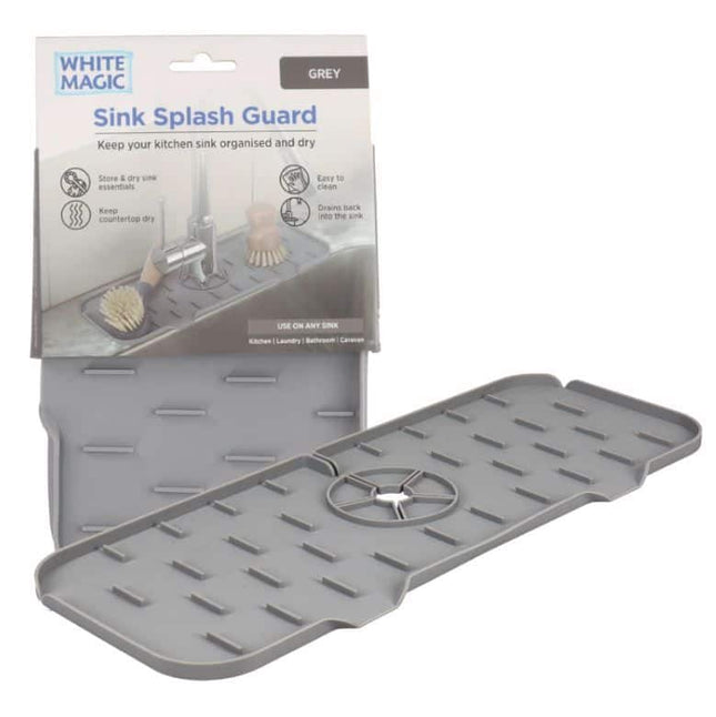 WHITE MAGIC SINK SPLASH GUARD GREY