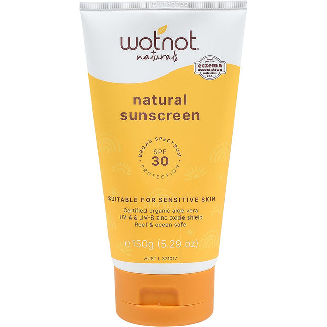 WOTNOT Natural Sunscreen SPF 30 Suitable 150g