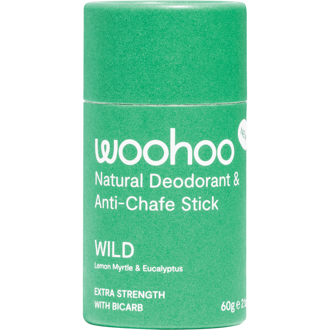 Woohoo Body Deodorant Stick Wild Extra Strength 60g