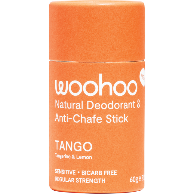 Woohoo Body Deodorant Stick Tango Sensitive Bicarb Free 60g