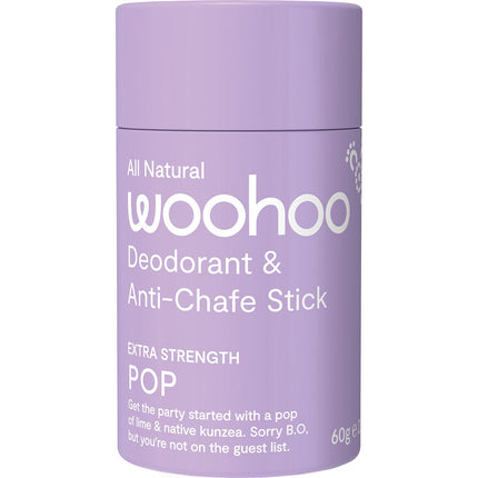 Woohoo Body - Deodorant Stick Pop Extra Strength - 60g