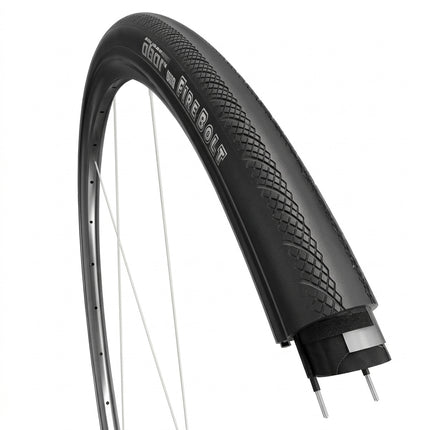 700 x 25C | Wanda Firebolt Road Tyre | 25-622 | 30 TPI | 85-115 PSI | Wire Bead | Black