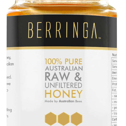BERRINGA HONEY EUCALYPTUS RAW&UNFILTER 500G